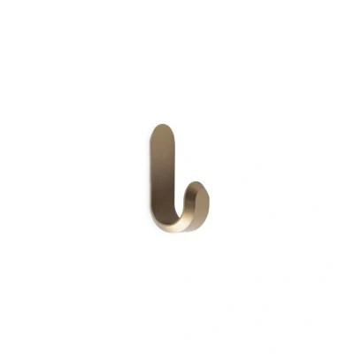 Image de Normann Copenhagen Curve Mini Hooks 2 pcs. Matt Gold
