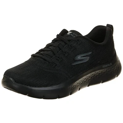 Image de Skechers Go Walk Flex Relish Baskets mains libres pour femme, Noir/blanc, 7 Wide