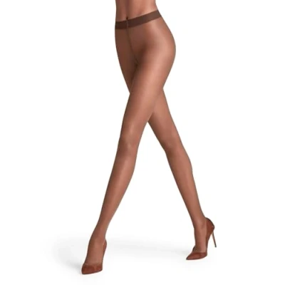 Image de FALKE Seidenglatt 15 DEN W TI transparents unis 1 paire, Collants Femme, Marron (Espresso 5188), L