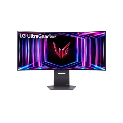 Image de LG Ultragear™ 34GS95QE B.AEU Ecran PC Gaming 34&quot; Dalle OLED résolution QHD (3440x1440), 0.03 ms GtG 240Hz, DisplayHDR™ True Black 400, DCI P3 98.5%, AMD FreeSync Premium Pro, NVIDIA G Sync
