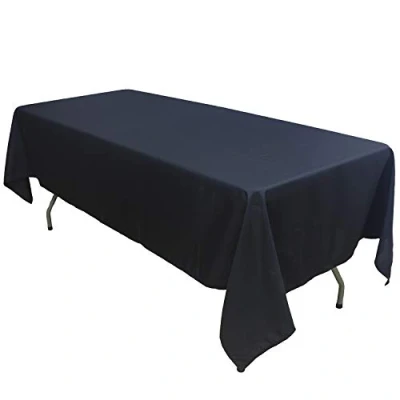 Image de KaitatsuSen Nappe Rectangulaire en Tissu Polyester, Noir, 150x200 cm