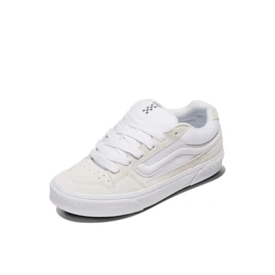 Image de Vans Femme Caldrone Basket, Suede/Mesh White, 40.5 EU