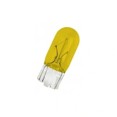 Image de AMPOULE 24V 5W T10 W2.1x9.5D JAUNE W5W WEDGE VERRE VOITURE CAMION CLIGNOTANT TABLEAU DE BORD VOYANT FEU POSITION MOTO