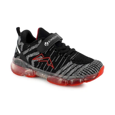 Image de Kimberfeel Chaussures Outdoor Lucas premiers pas pour enfants, Taille: 22, Noir Maille