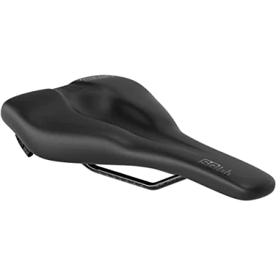 Image de SQlab 610 Ergolux Active 2.1 Selle de vélo VTC Unisex Adult, Noir, 17 cm
