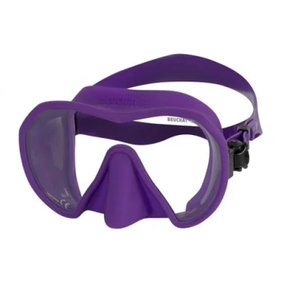 Image de Masque de plongée apnée et Snorkeling Maxlux S Beuchat Bleu Violet