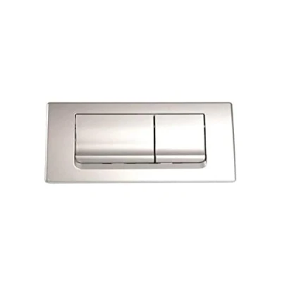 Image de Plaque de commande chromée pour Bâti Césame et ...