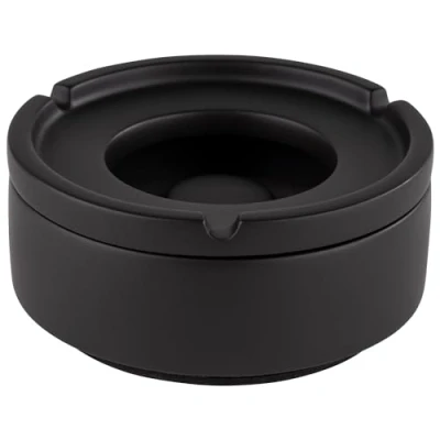 Image de APS 559 Cendrier à vent &quot;ELEMENT&quot; avec fond adapté pour meubles, béton, noir, Ø 10,5 cm
