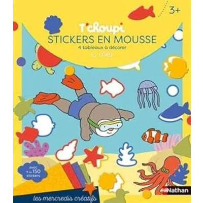 Image de Les mercredis de T&#039;choupi Stickers mousse la mer Dès 3 ans