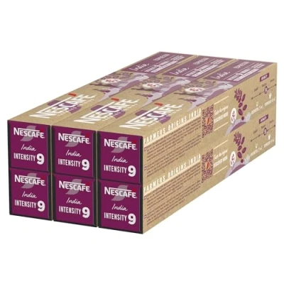 Image de NESCAFÉ Farmers Origins India Espresso 6 x 10 Capsules de café Approuvé pour les machines NESPRESSO
