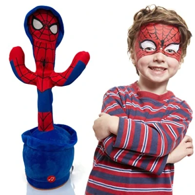 Image de Ava&#039;s Toys Jouet Dansant Superhero Robot Araignée Interactif Parlant Bébé Chantant et 120 Chansons Bleu pour Garçons Filles Cactus Amusant