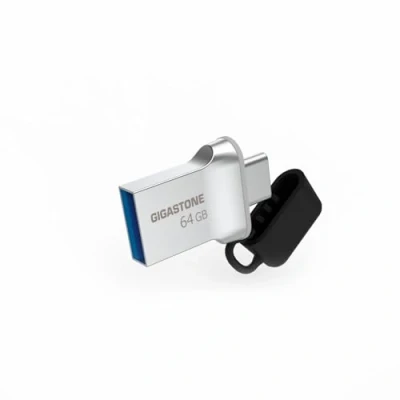 Image de GIGASTONE Z50 64 Go, Dual OTG 2 en 1 Clé USB, USB 3.2 Gen 1, Double connecteur Type C et A, Métal Style, fiable, Durable, Compatible avec Interface 2.0 / 3.0 3.1
