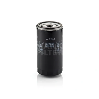 Image de MANN FILTER W 724/1 Filtre à huile 3/4 16 UNF avec deux clapets de non retour vissé FORD: FIESTA 2, ESCORT 4, 3