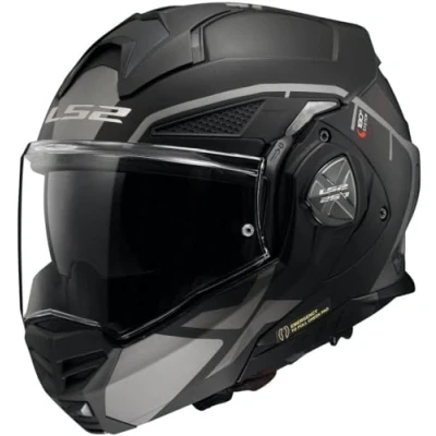 Image de LS2, Casque Moto modulable ADVANT X METRYK Matt Titanium, XS