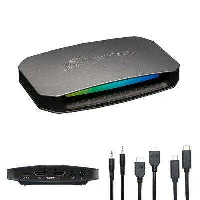 Image de AVerMedia Carte de Capture HDMI 2.1 pour Streaming et Jeu, Prise en Charge VRR HDR 4K Xbox Series X/S, PS5, One, PS4, Nintendo Switch GC553G2 Live Gamer Ultra