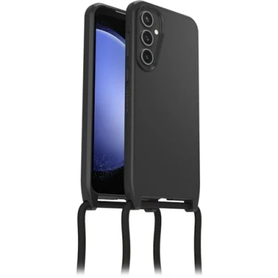 Image de Coque Samsung Galaxy S23 FE avec cordon Plastique OtterBox cordon/Coque/Coque rigide Étui téléphone Noir Shockproof
