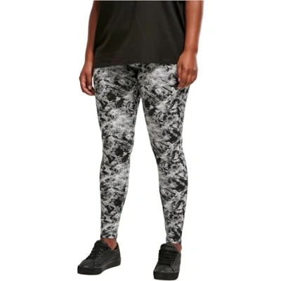 Image de Urban Classics SOFT AOP Legging, Femme, Taille: Small, Blackfading