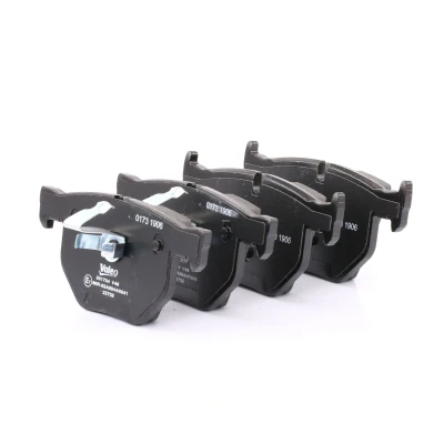 Image de VALEO 301754 Jeu de plaquettes frein FIRST Essieu arrière contact signal d&#039;usure exclu avec tôle anti bruit BMW: 6 Cabriolet, 5 Touring