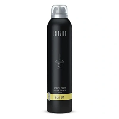 Image de Janzen Mousse Sun 81 de douche Citron et iris jaune 200ml