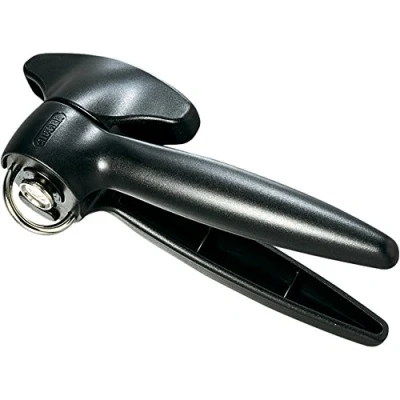 Image de Westmark Ouvre Boîte de Sécurité, Avec Support Guidage, Longueur : 18,5cm, Acier Inoxydable/Plastique, Bravo, Noir, 10322270