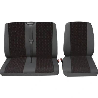 Image de Housses de sièges PETEX Profi 1 Noir Polyester Adaptées aux véhicules utilitaires légers