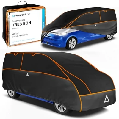 Image de WALSER Bâche antigrêle pour Minibus Perma Protect, Récompense Très Bon* camionnette Hydrofuge, Certifié par Le TÜV Autriche* de Couverture Taille 11 Bus