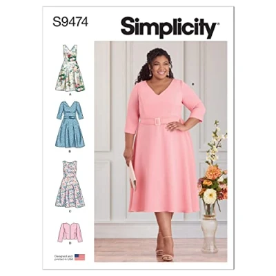Image de Simplicity SS9474GG Robe grande taille GG (54 W 51 80 W)