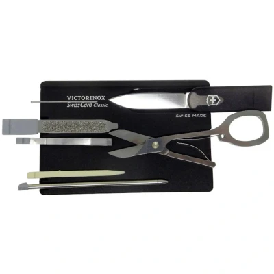 Image de Victorinox SwissCard Classic Onyx 10 Fonctions Noir transparent