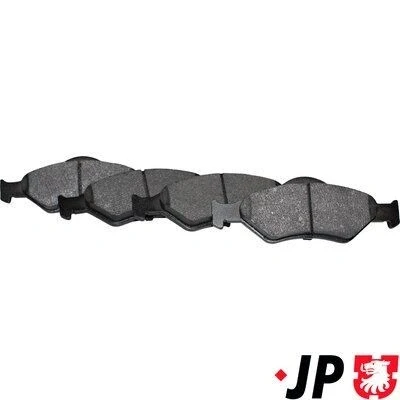 Image de JP GROUP 1563602210 Jeu de plaquettes frein Essieu avant contact signal d&#039;usure exclu FORD: Fiesta 4, KA 3 portes, Mk4
