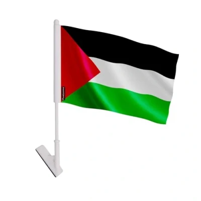 Image de Drapeau adhésif Palestine 14 x 21 cm 5 pièces Polyester Léger et robuste