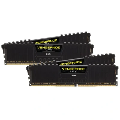 Image de Corsair Vengeance LPX 128Go (4x32Go) DDR4 3200MHz C16 Mémoire de Bureau Noir
