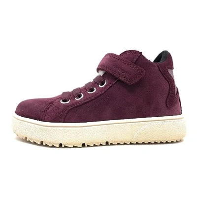 Image de Geox Fille J Theleven Girl Wpf Basket, Prune, 28 EU