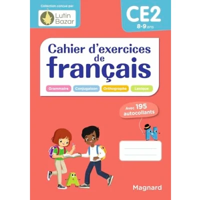 Image de Cahier d&#039;exercices de français CE2 Une collection conçue par Lutin Bazar (Broché)