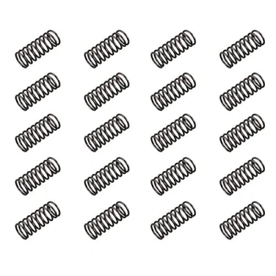 Image de sourcing map Ressort de Compression 1.2mm Fil Diamètre, 12mm OD, 30mm Libre Longueur Acier Extension Noir 20Pcs