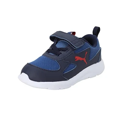 Image de Puma FUN Racer Unisex Chaussures de running neutres pour enfants, Taille: 20, Bright cobalt/high risk red Imitation cuir/textile