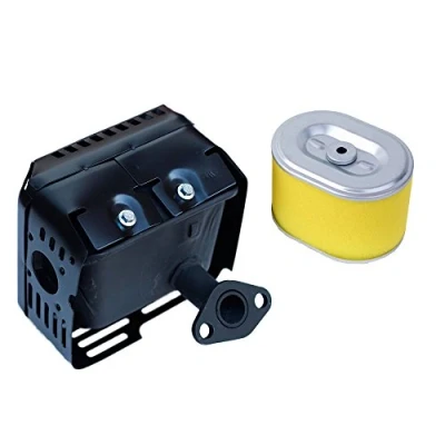 Image de Carkio Ensemble silencieux d&#039;échappement avec filtre à air Compatible with Honda GX160 5.5HP GX200 6.5HP