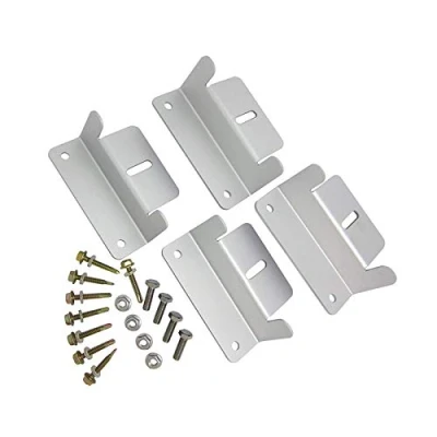 Image de enjoy solar support en Z aluminium avec à ailettes pour modules solaires encadrés, adapté toutes les largeurs de (vis et écrous inclus).