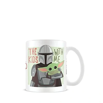 Image de Star Wars: The Mandalorian tasse (Kid&#039;s with Me Design) 325 ml, à café, Grogu Produit sous licence officielle