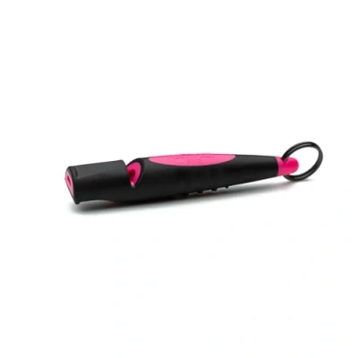 Image de ACME Sifflet pour chien n 210,5 (mise à jour 2023) Alpha Version améliorée Idéal le rappel Grande portée Nouvelle prise Fréquence standardisée (noir/rose DG Pink)