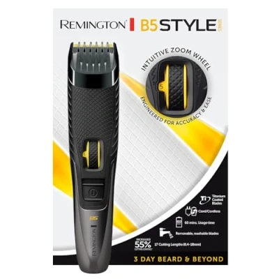 Image de Tondeuse barbe REMINGTON MB5000 B5 Style Series sans fil étanche 17 longueurs de coupe jusqu’à 60 mn d’autonomie