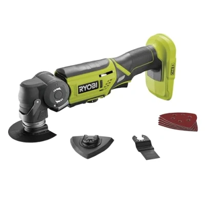 Image de Ryobi Outil multifonctions 18 V One+ sans batterie ni chargeur 10000 20000 osc/min tête 5 positions R18MT 0