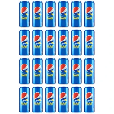 Image de Pepsi Lot de 48 boîtes boisson gazeuse au citron vert 330 ml