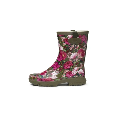 Image de Aigle Bottes en caoutchouc, Femme, Taille: 40, Khaki Chaussures