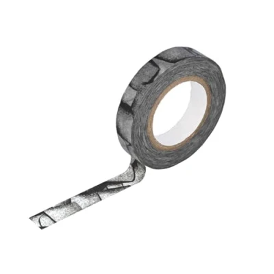 Image de Classiky Ruban adhésif Masking Tape Washi Kratzer Gris foncé 10 mm x 15 m.