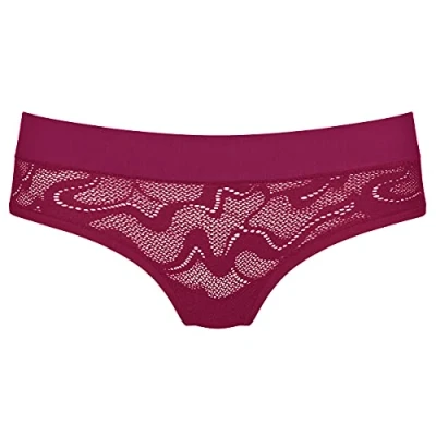 Image de Sloggi Femme Go Allround Lace Hipster Sous v tement, Dark Wine, Taille unique EU