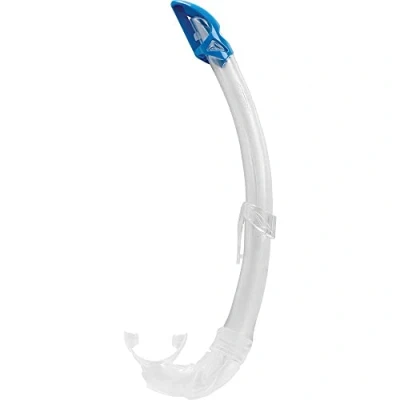 Image de Cressi Mexico Tuba Mixte Adulte, Trasparente/Bleu, OSFA