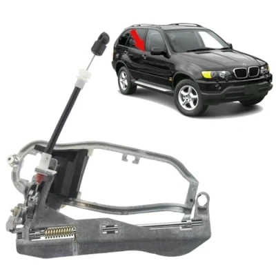 Image de STARKIT PERFORMANCE Mécanisme de poignée porte compatible pour BMW X5 E53 (1999 2006) avant droite (côté passager)
