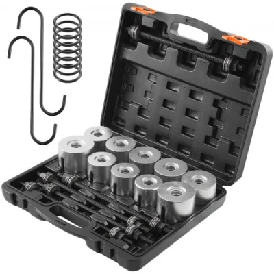 Image de VEVOR Kit Extracteur de Roulements et Silentbloc 27PCs, Outils Montage Démontage Silentblocs Bague en Acier, avec Étui Transport, Compatibilité Multi Véhicules pour Moteurs LCV HGV