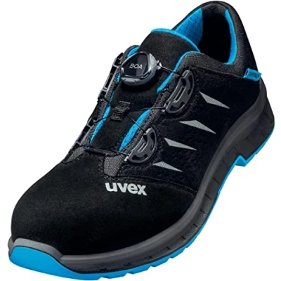 Image de Uvex 2 Trend BOA Chaussures de sécurité S1P SRC ESD Noir/Bleu Taille 44