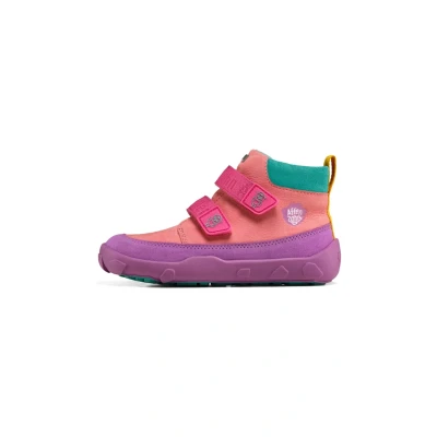 Image de Affenzahn Chaussure mi Saison Cuir Friendy résistant aux intempéries, Respirant, en Cuir, avec Semelle antidérapante et réflecteurs, Tailles 21 32 Hibou Fuchsia